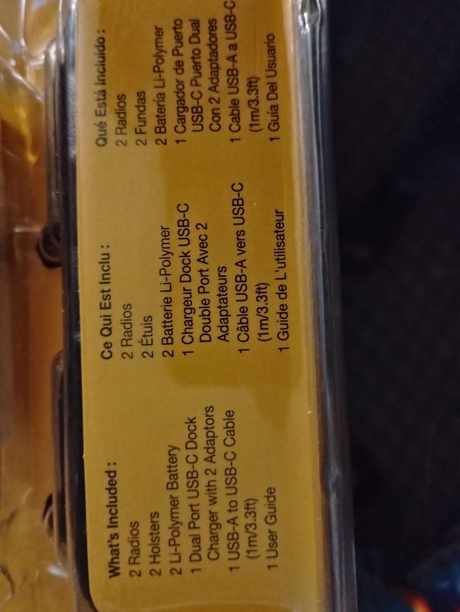 DeWalt Heavy Duty Walkie Talkies