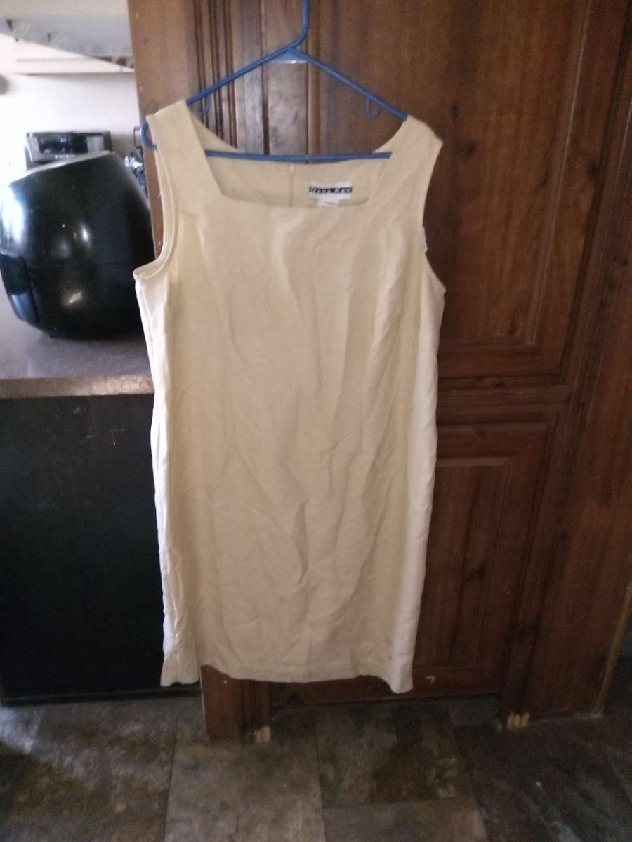tan dress