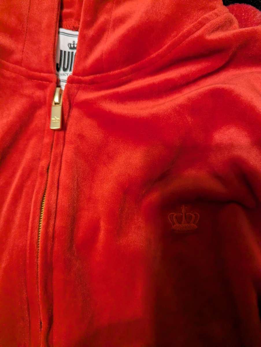 Juicy couture track suit red and black