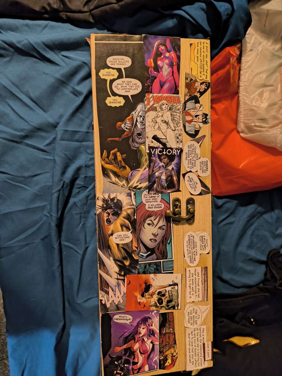 handmade comic book box