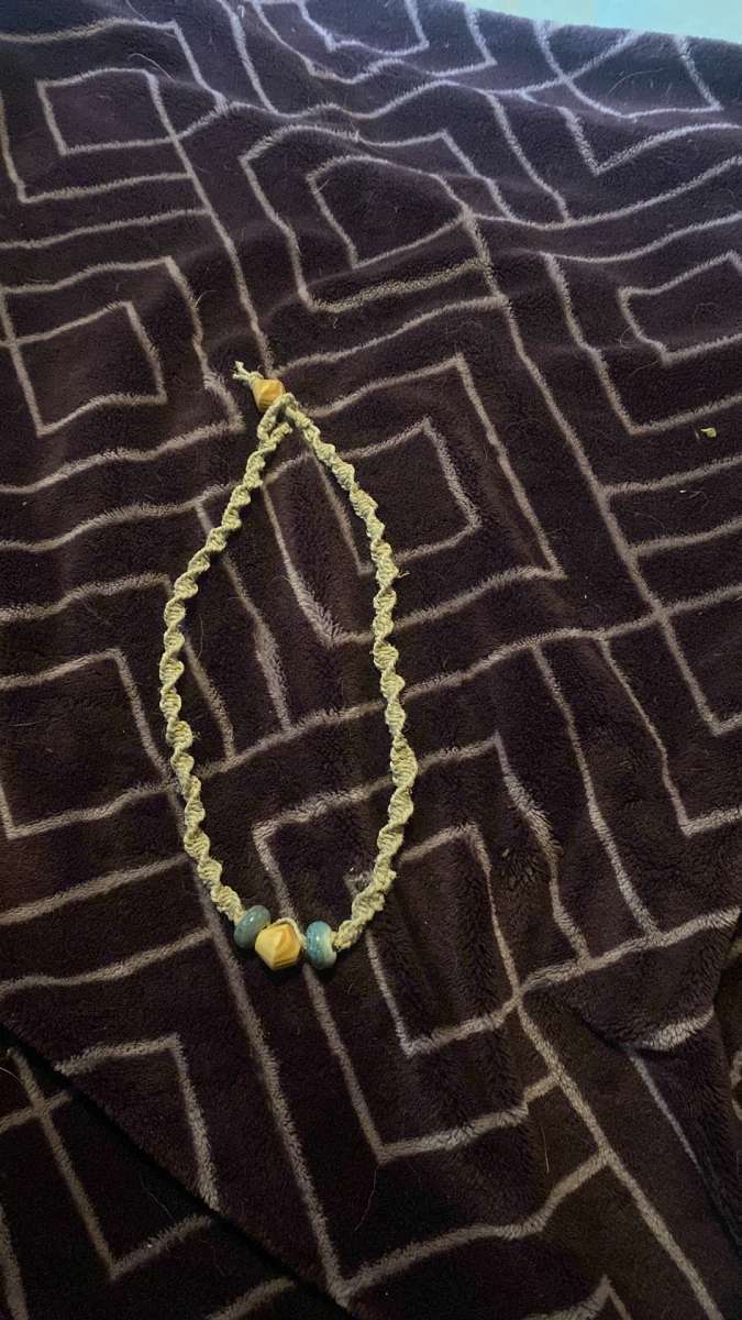 handmade macrame necklace