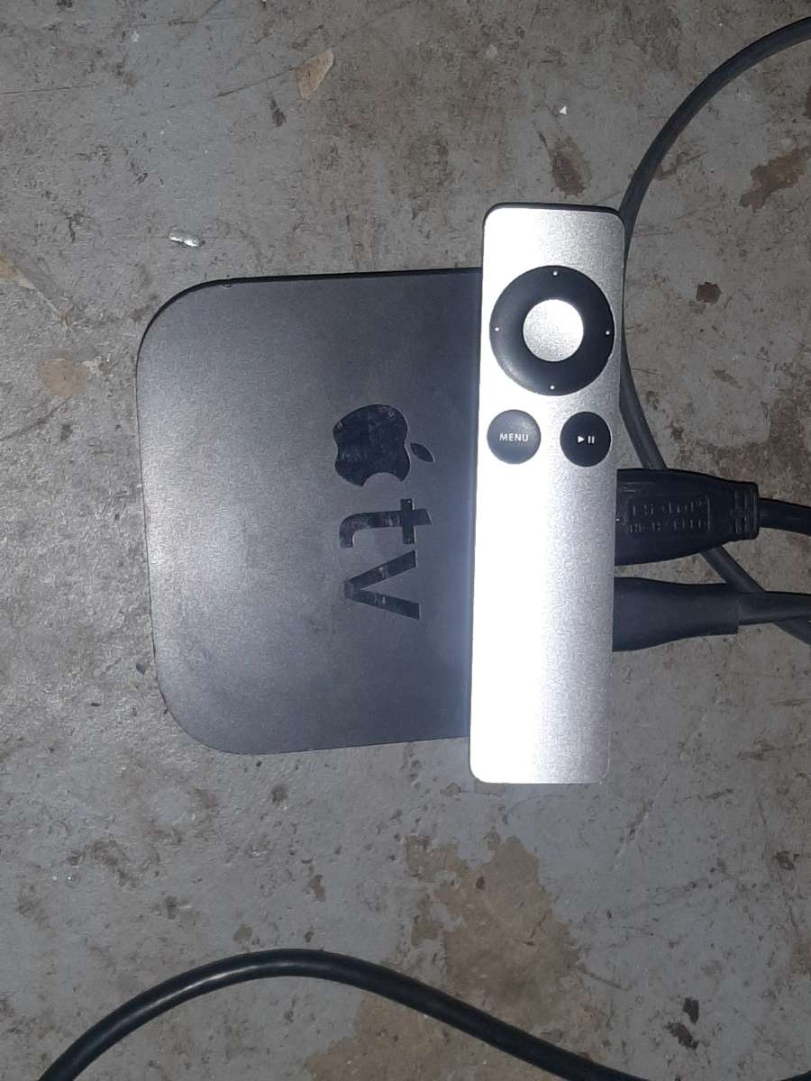 Apple TV with remote
