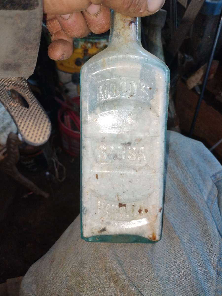 Hoods Sarsaparilla bottle