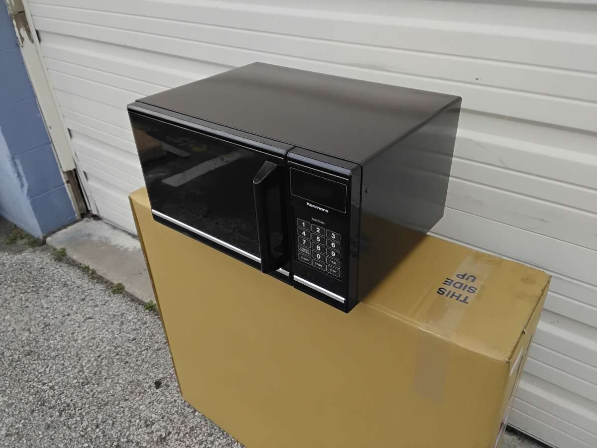 Nice Sears Kenmore Dark Brown Small Microwave Oven OEM