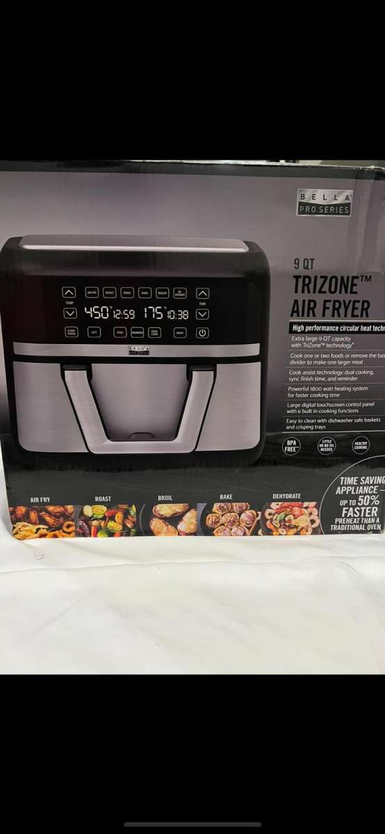 New Open box  bella PRO  9qt Digital Air Fryer with Dual