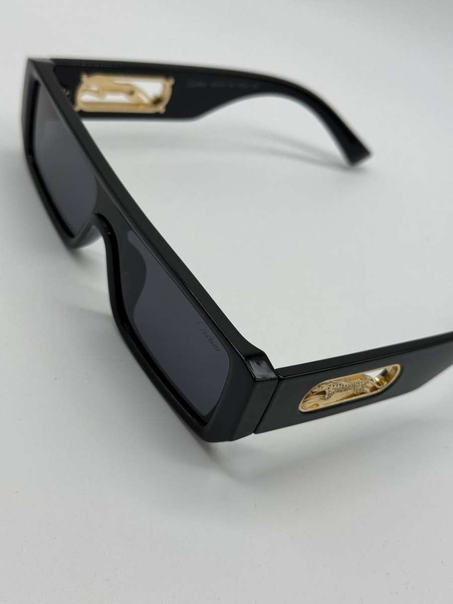 Black Cartier Cheetah Sunglasses