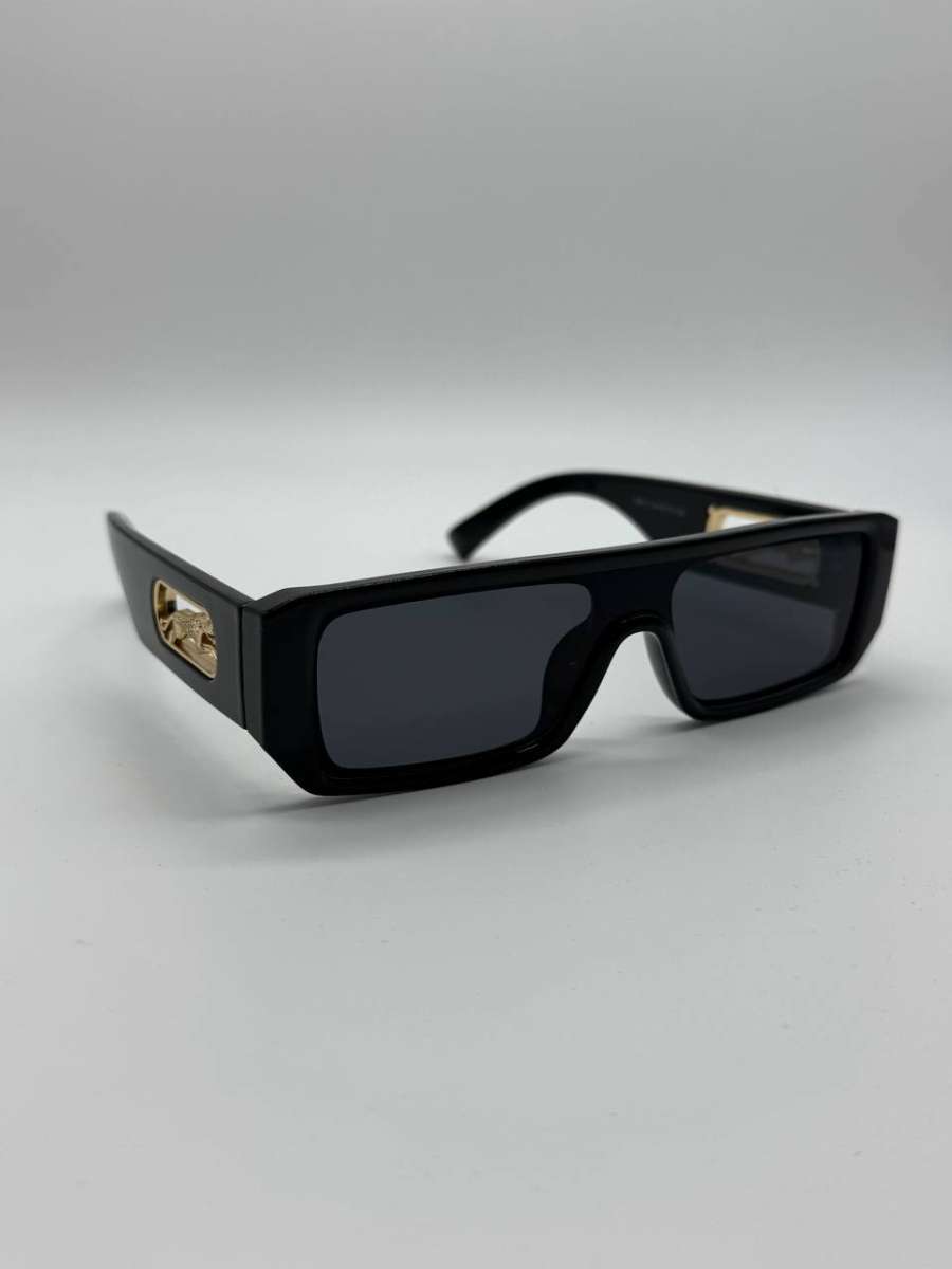 Black Cartier Cheetah Sunglasses