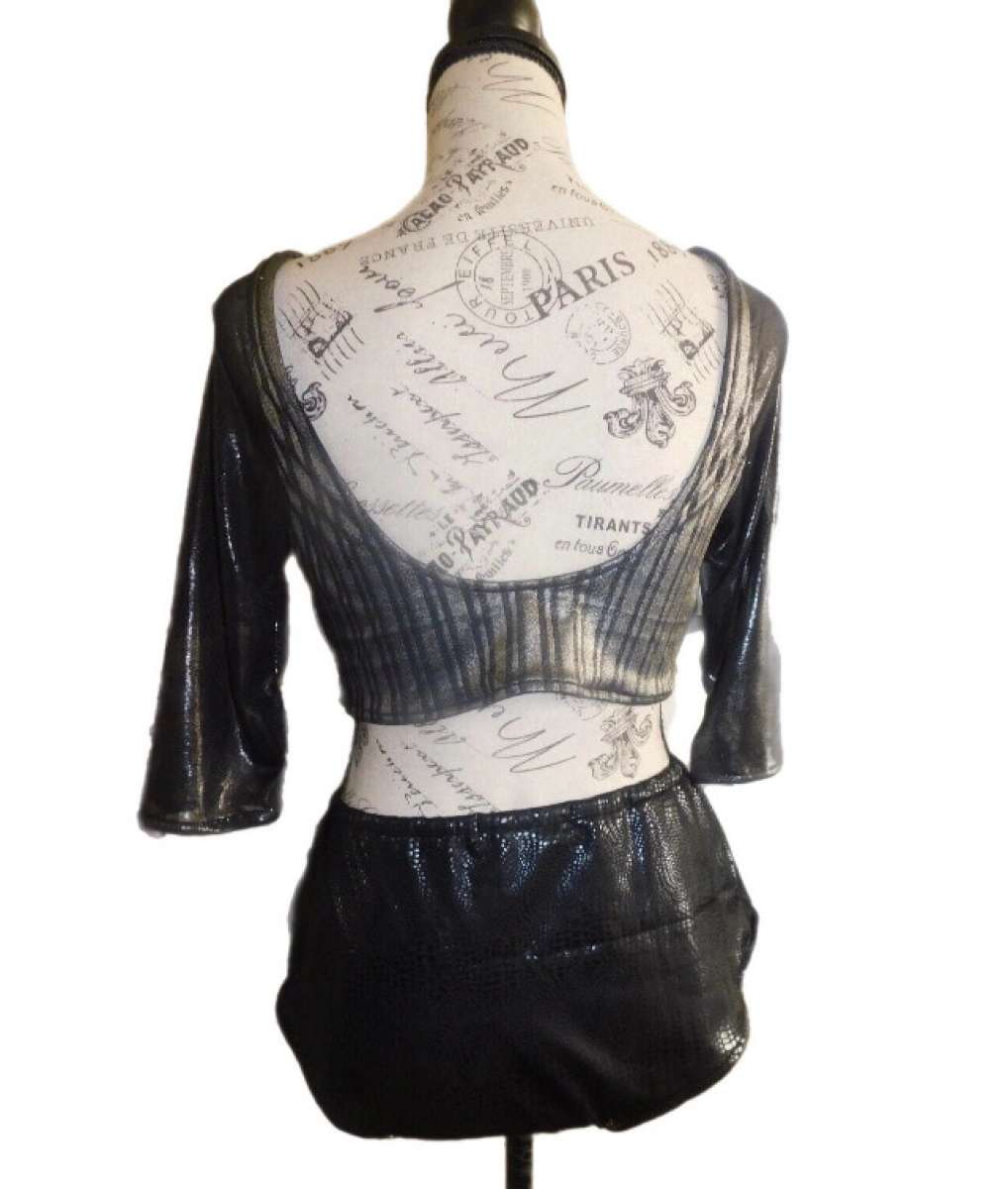 Black and Gray Dancewear