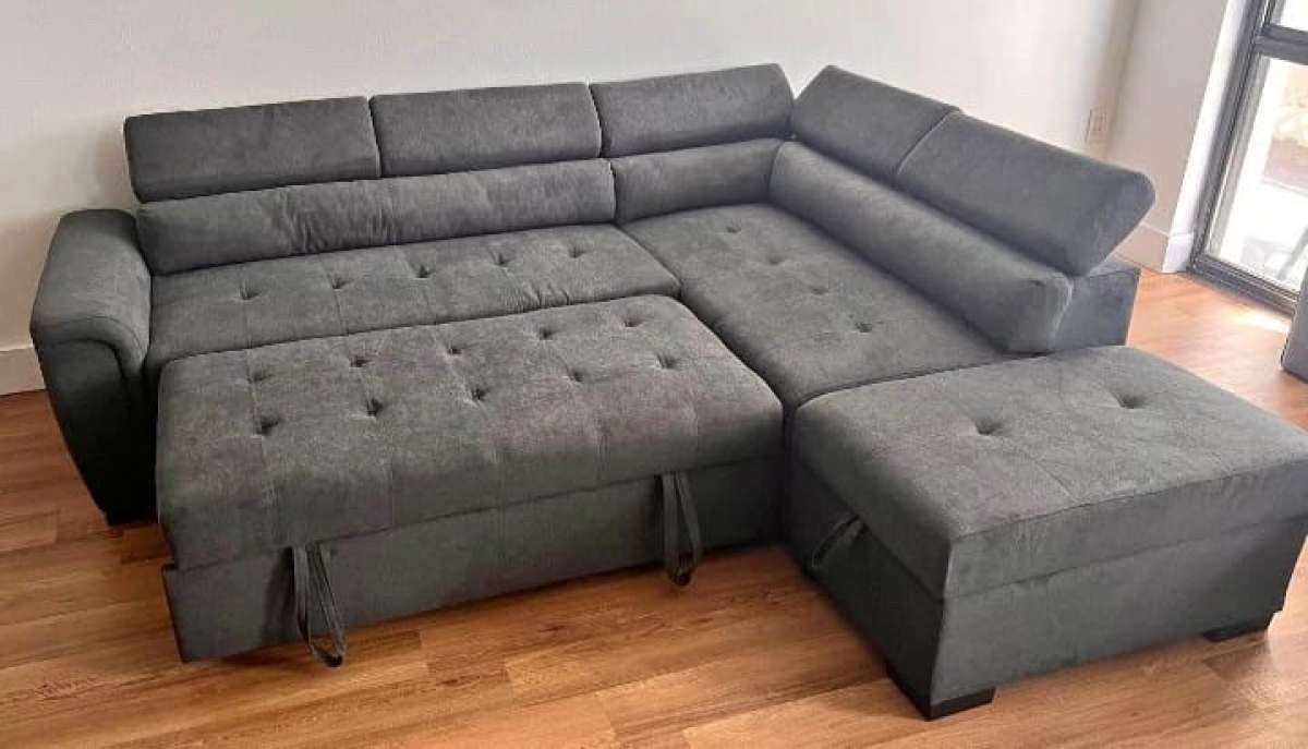 Sectional sofa bed with ottoman I sell Ask for price
