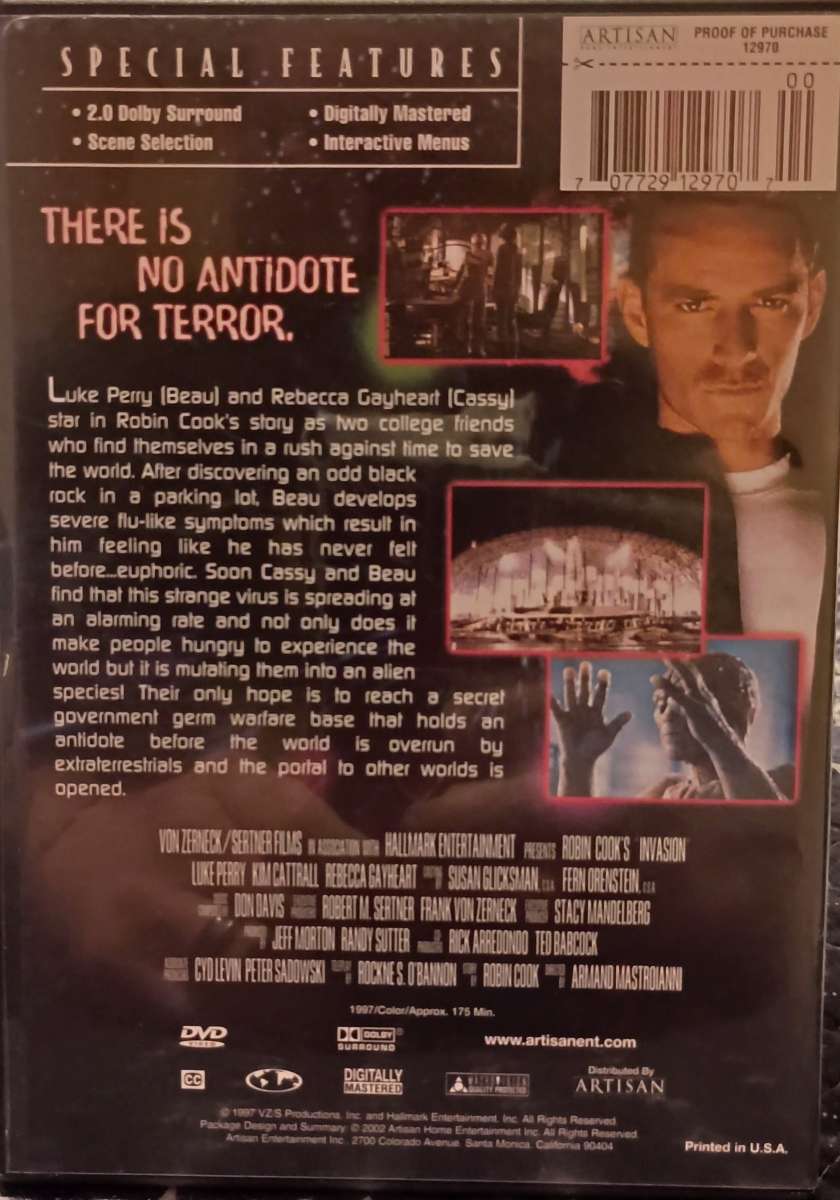 Invasion DVD and 10000BC Bluray