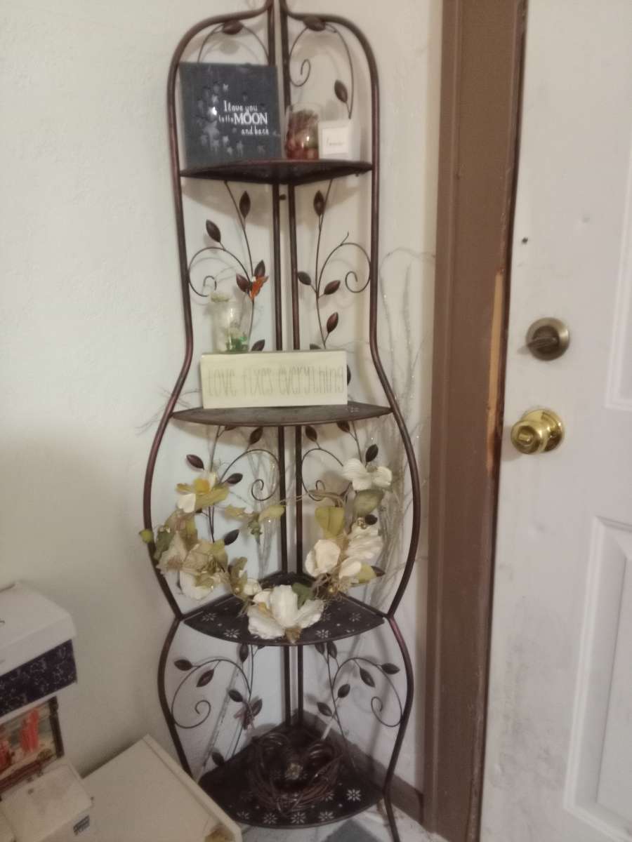 Beautiful corner shelf