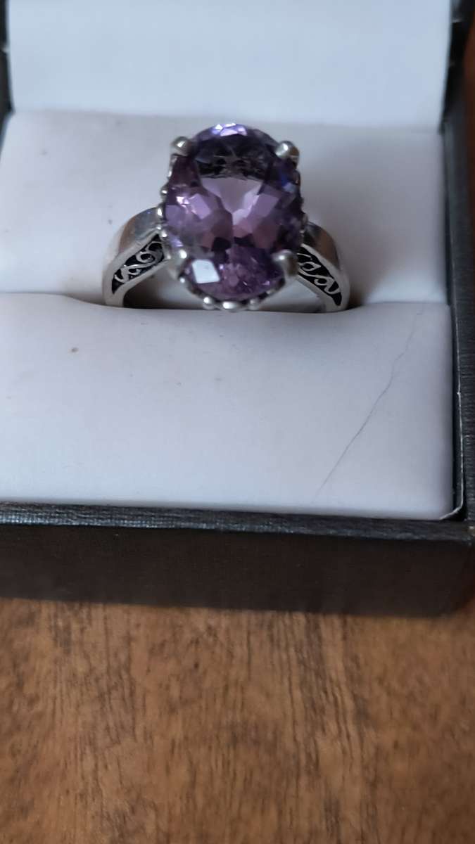 Kabana Sterling Amethyst Ring