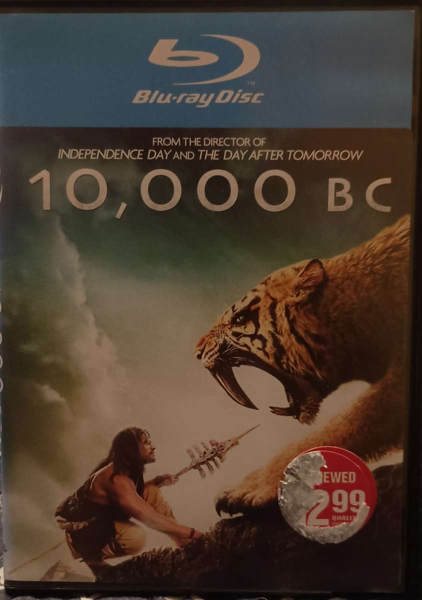 Invasion DVD and 10000BC Bluray