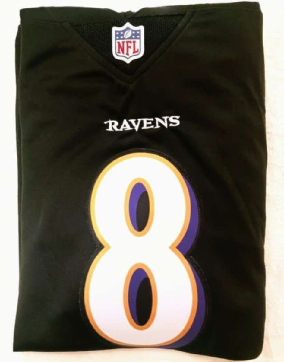 L JACKSON Ravens jersey XL or Large stitches