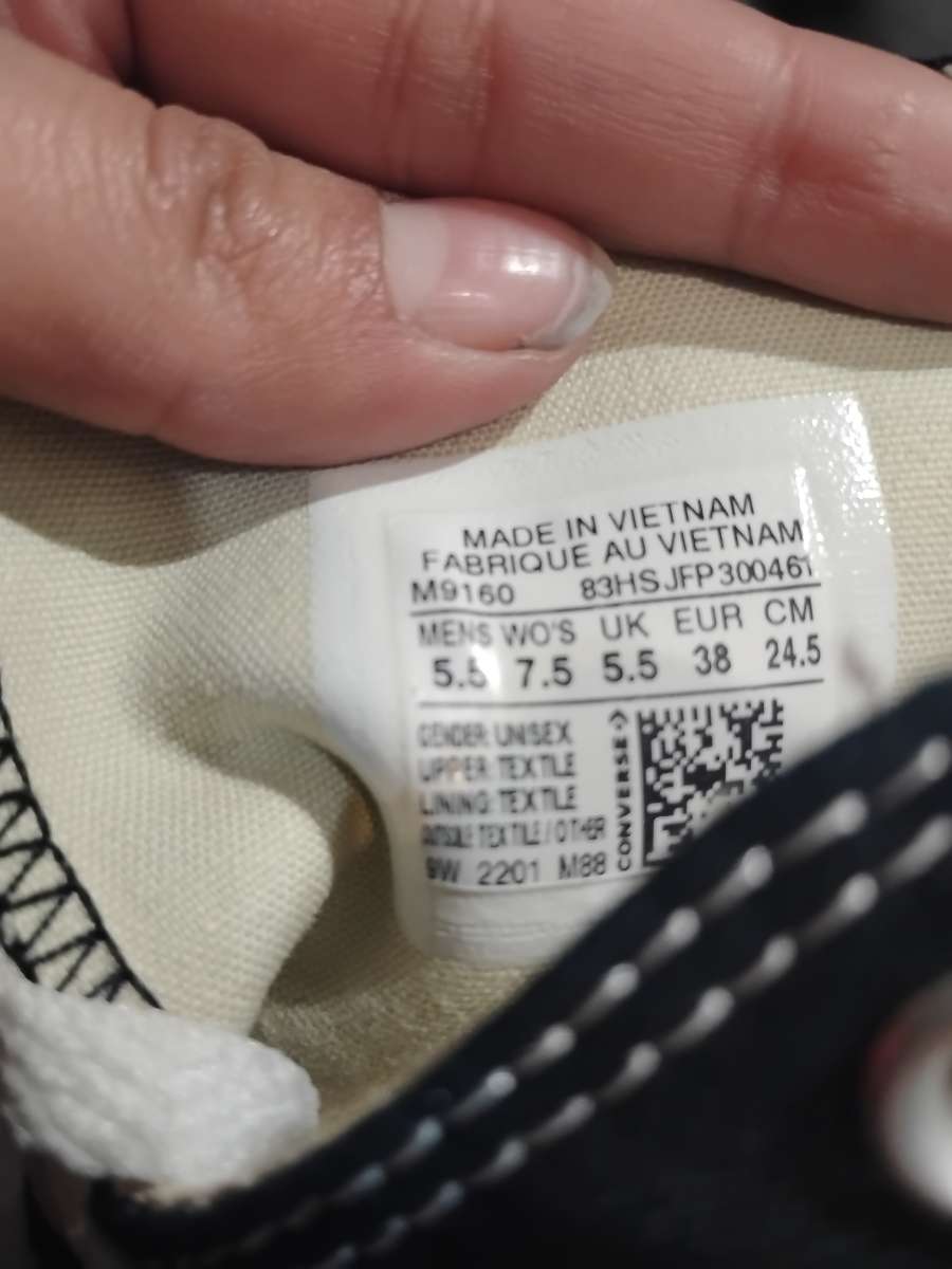 black high top converse