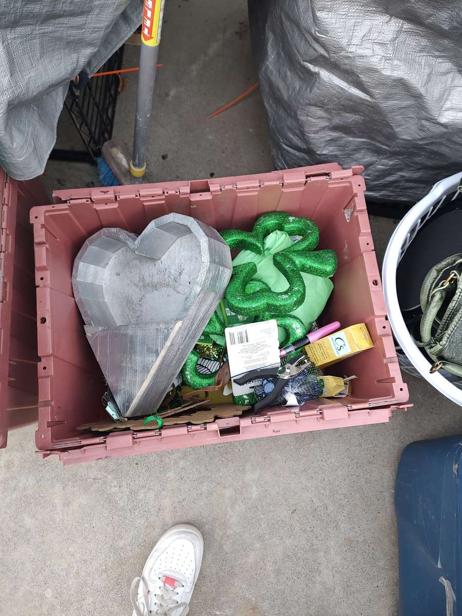 bundle of crafting supplies