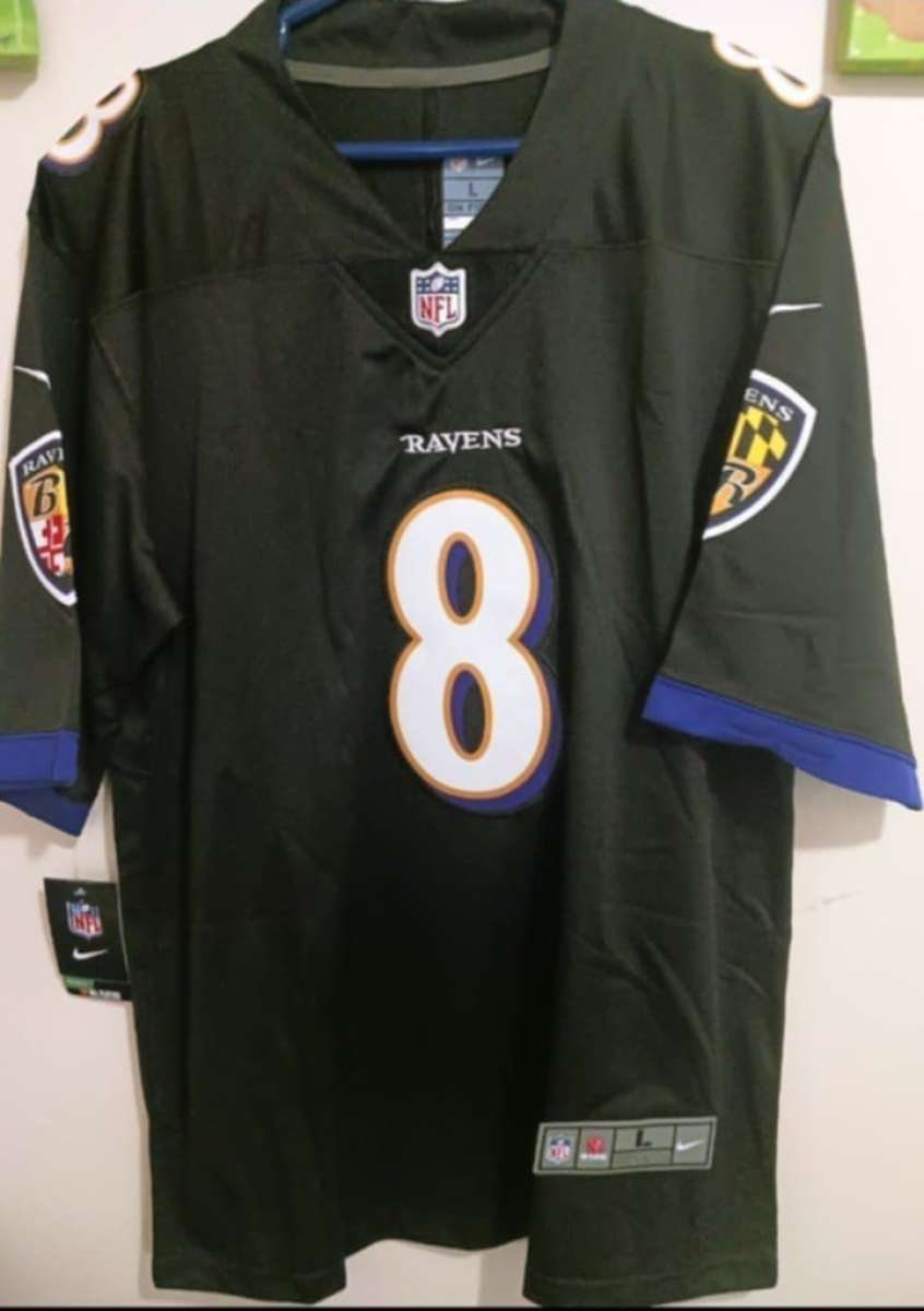L JACKSON Ravens jersey XL or Large stitches