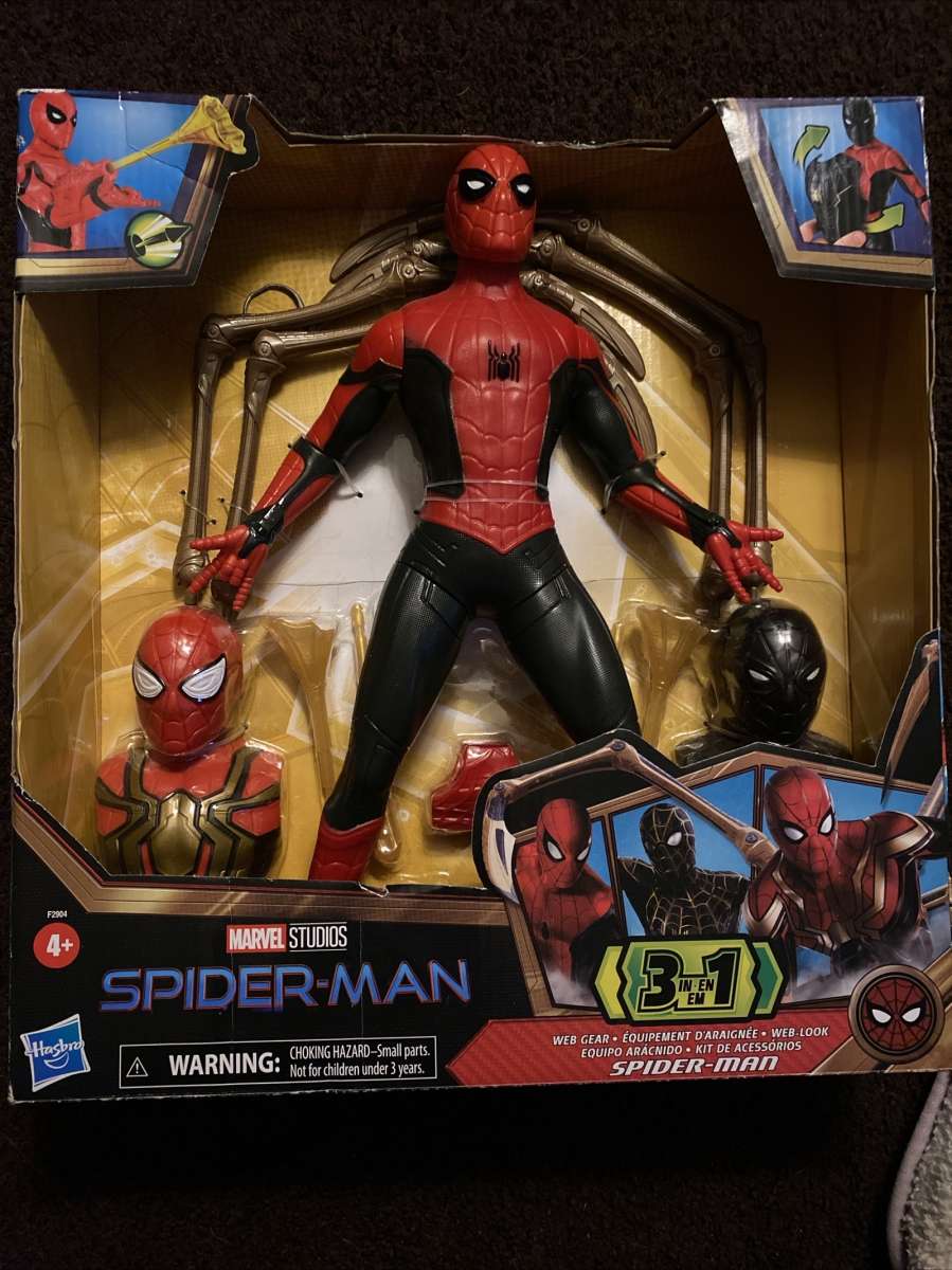 spider man 3 in 1 action figures