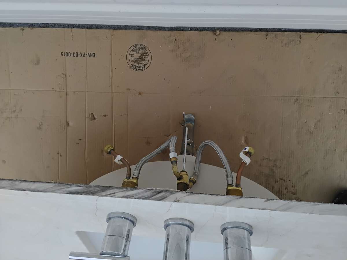 Bathroom Granite Vanity Top with Sink Faucet Display Model