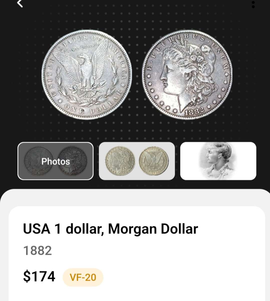 Morgan Silver Dollar Coin