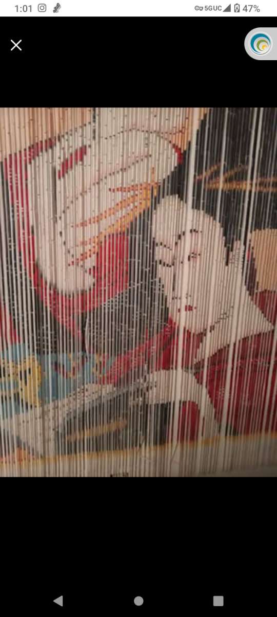 Two Geisha Beaded Curtain