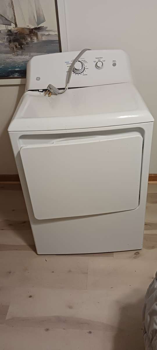 electric GE dryer and Maytag washer