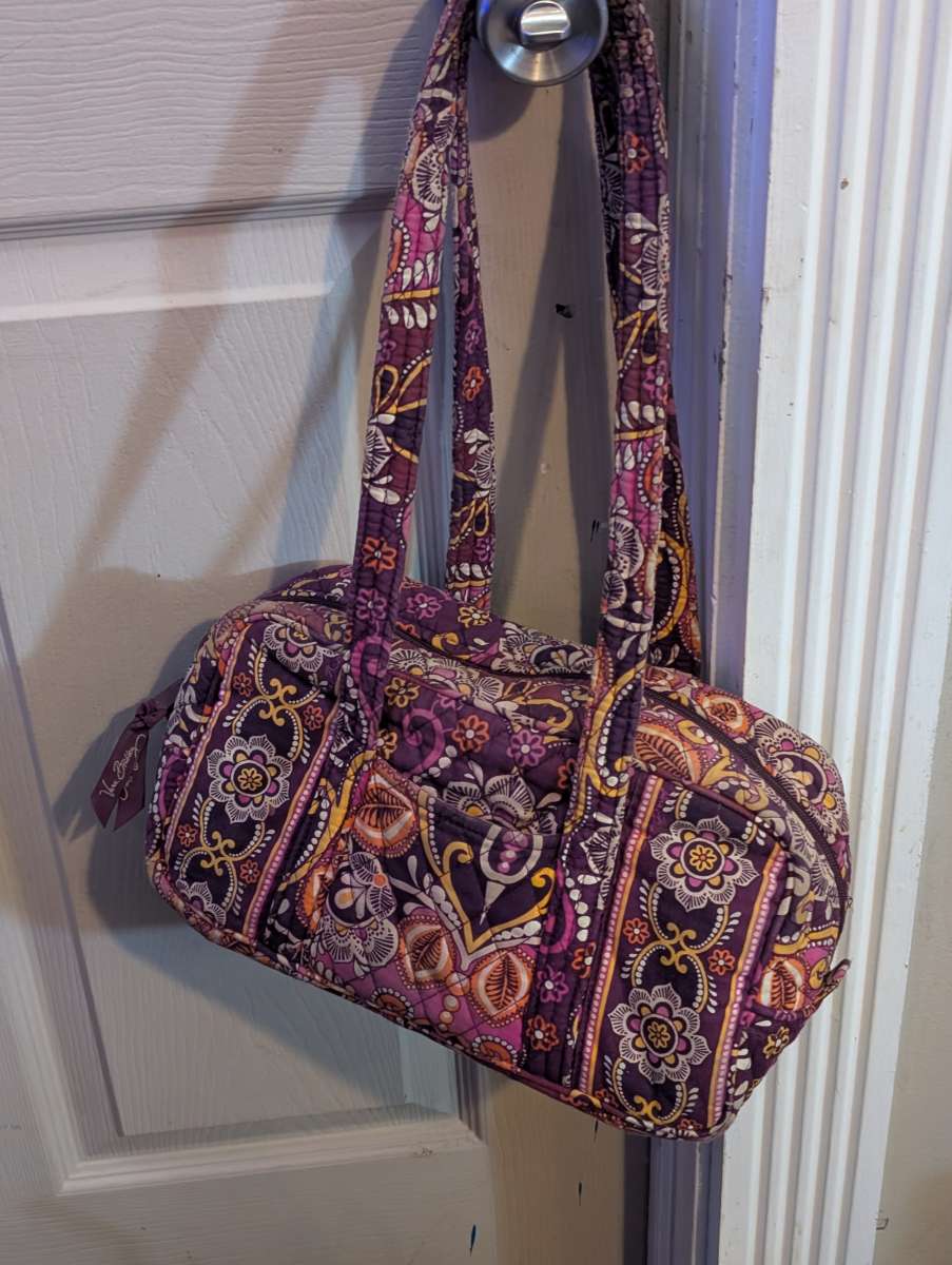 Orange and Maroon Vera Bradley Purse