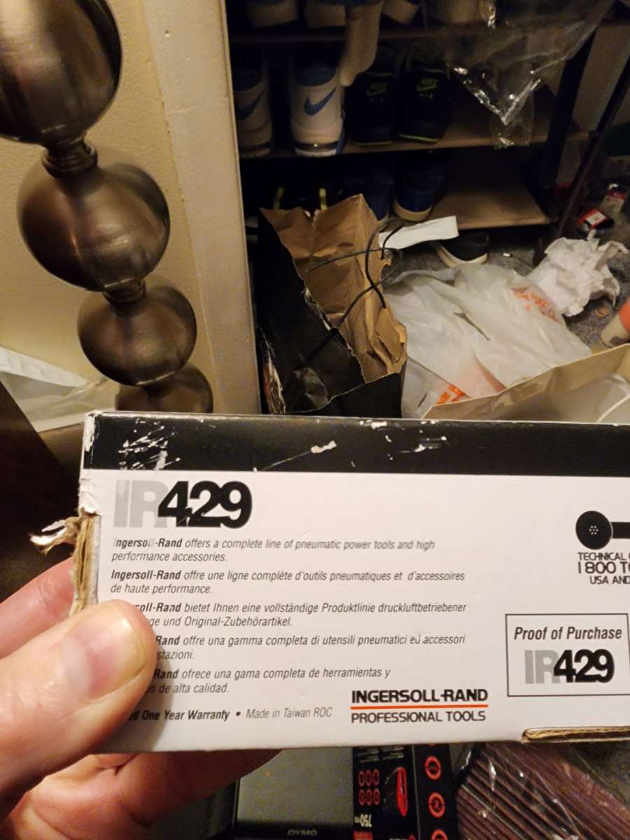 ingersoll rand Ir 429 air reciprocating saw