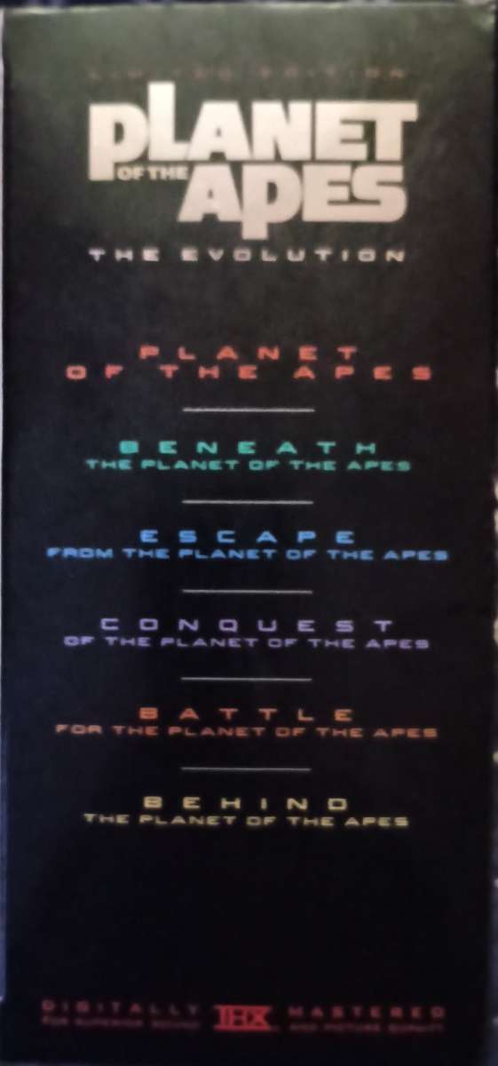 The 6 DVD original Planet of the Apes saga