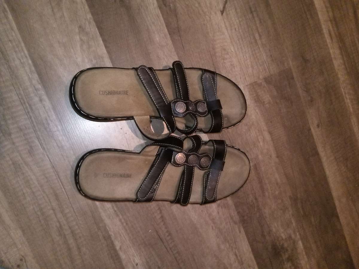 brown sandals