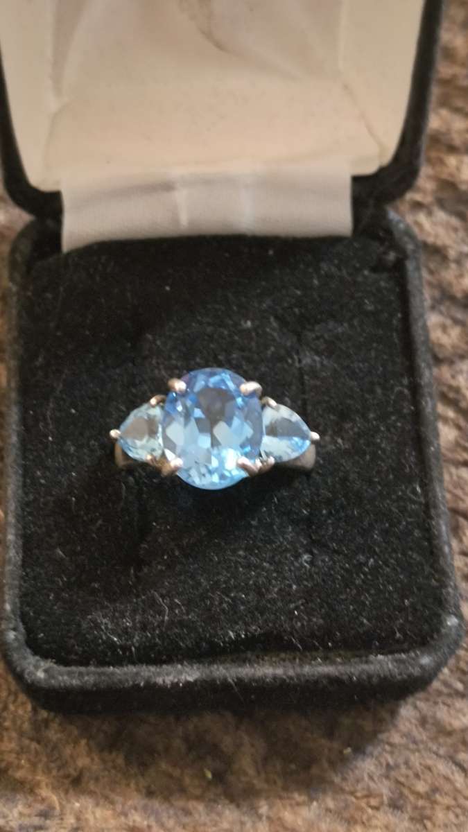 Blue Topaz Ring