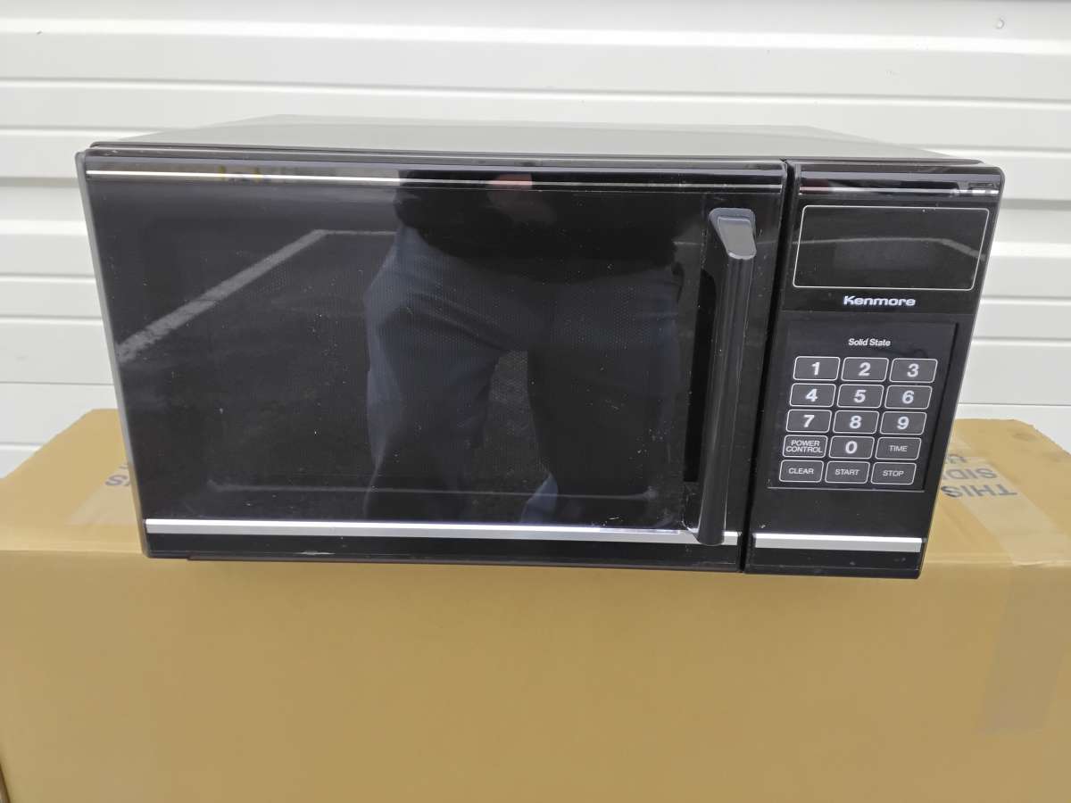 Nice Sears Kenmore Dark Brown Small Microwave Oven OEM