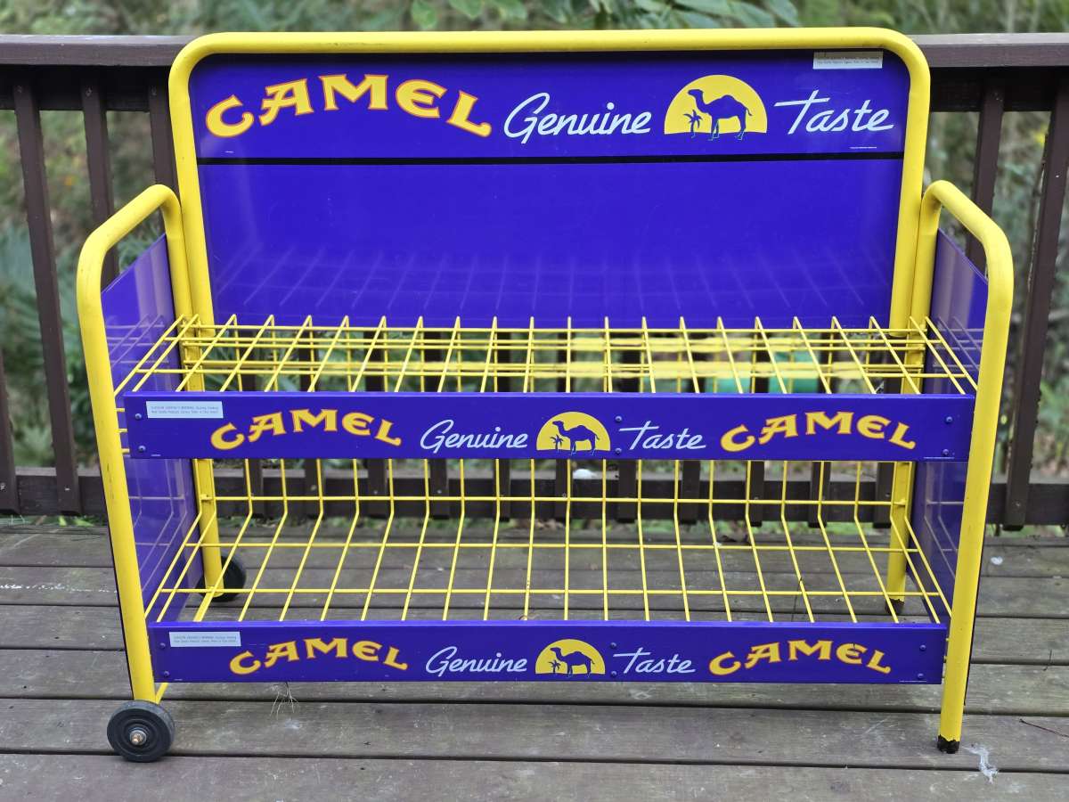 Vintage 1994 Camel Cigarettes Metal Rack Display