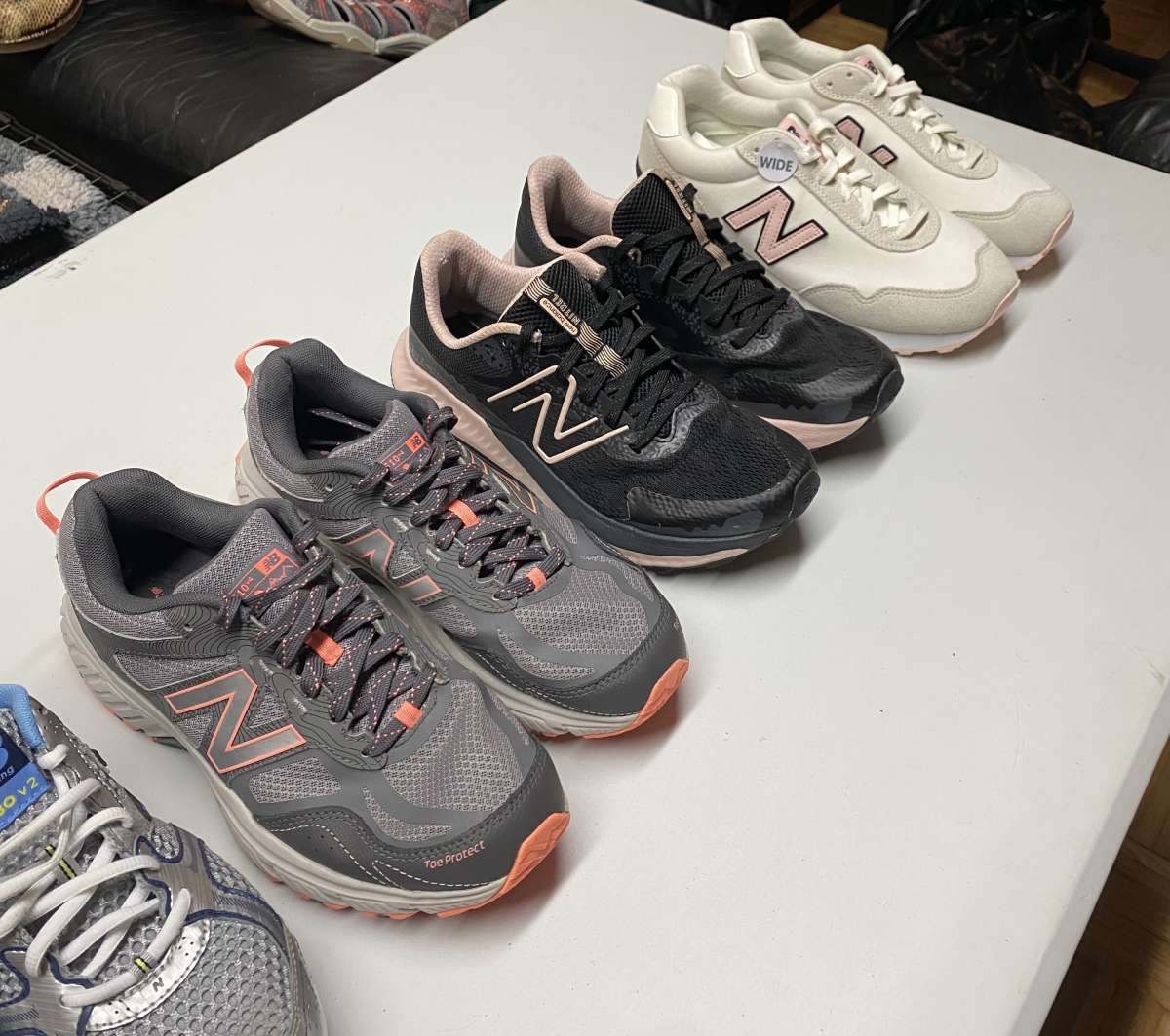6 Pairs Womens New Balance Sneakers Bundle 9 and 9 Half