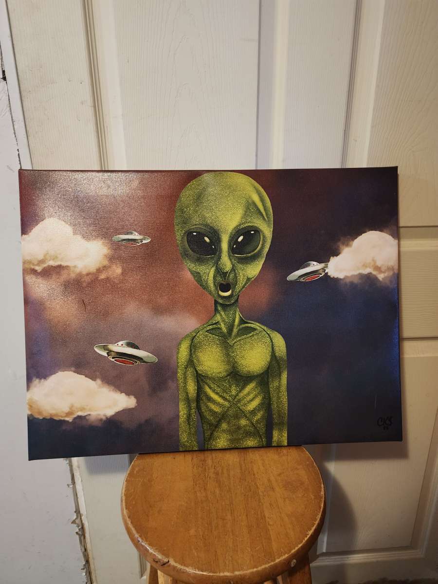 Trippy Alien by CK Art Department