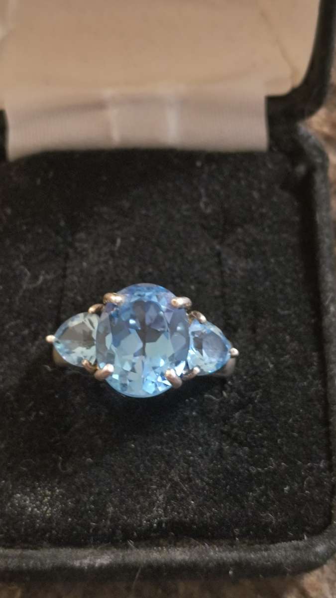 Blue Topaz Ring