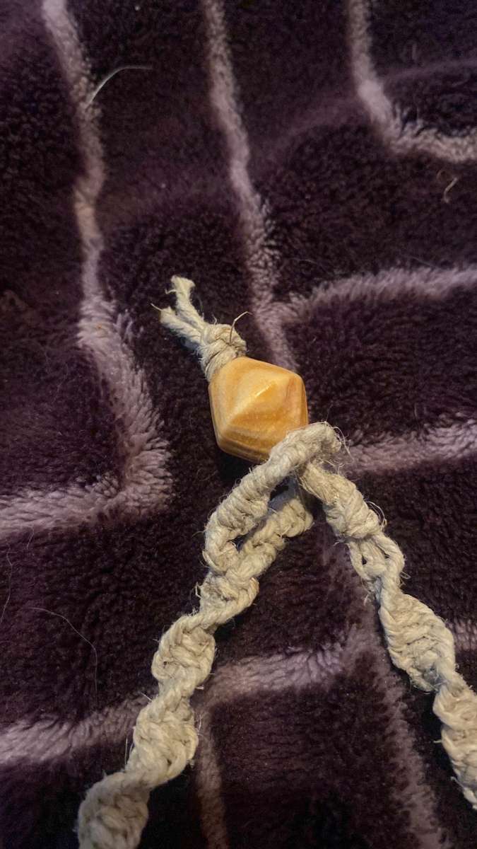 handmade macrame necklace
