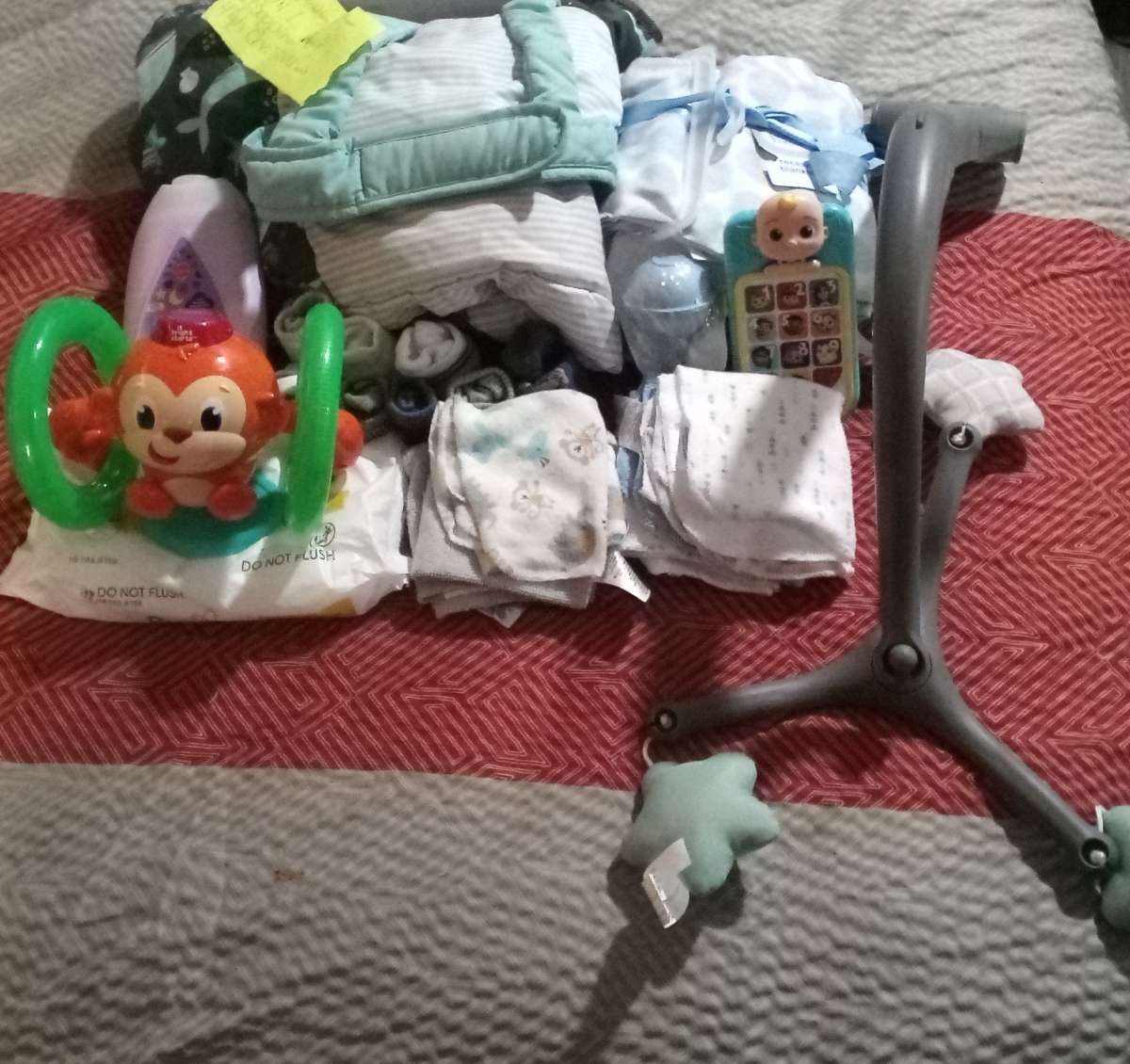 BRAND NEW LAUNDRY BASKET BABY SHOWER GIFT FOR BOY