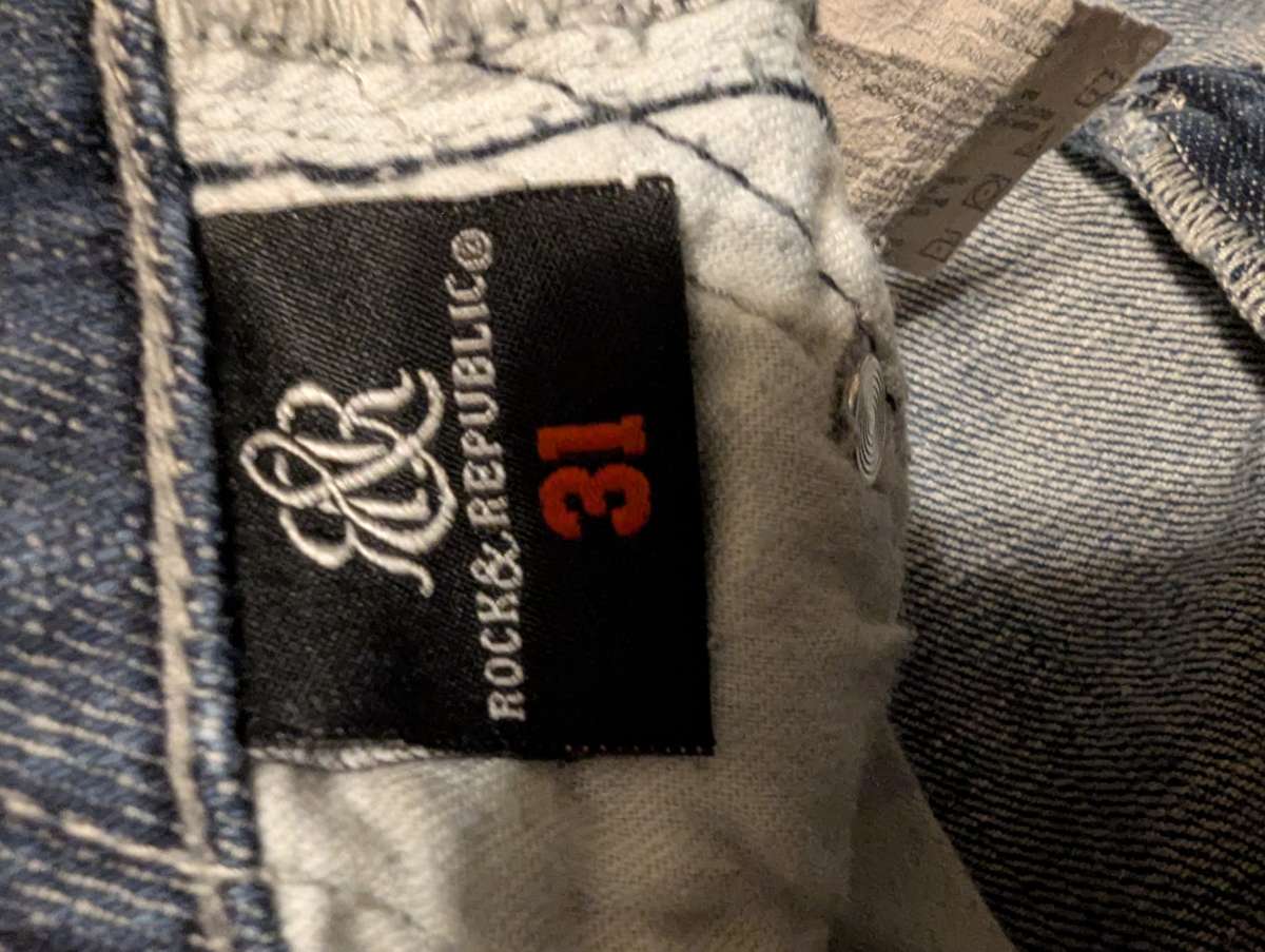 Rock and Republic blue jeans