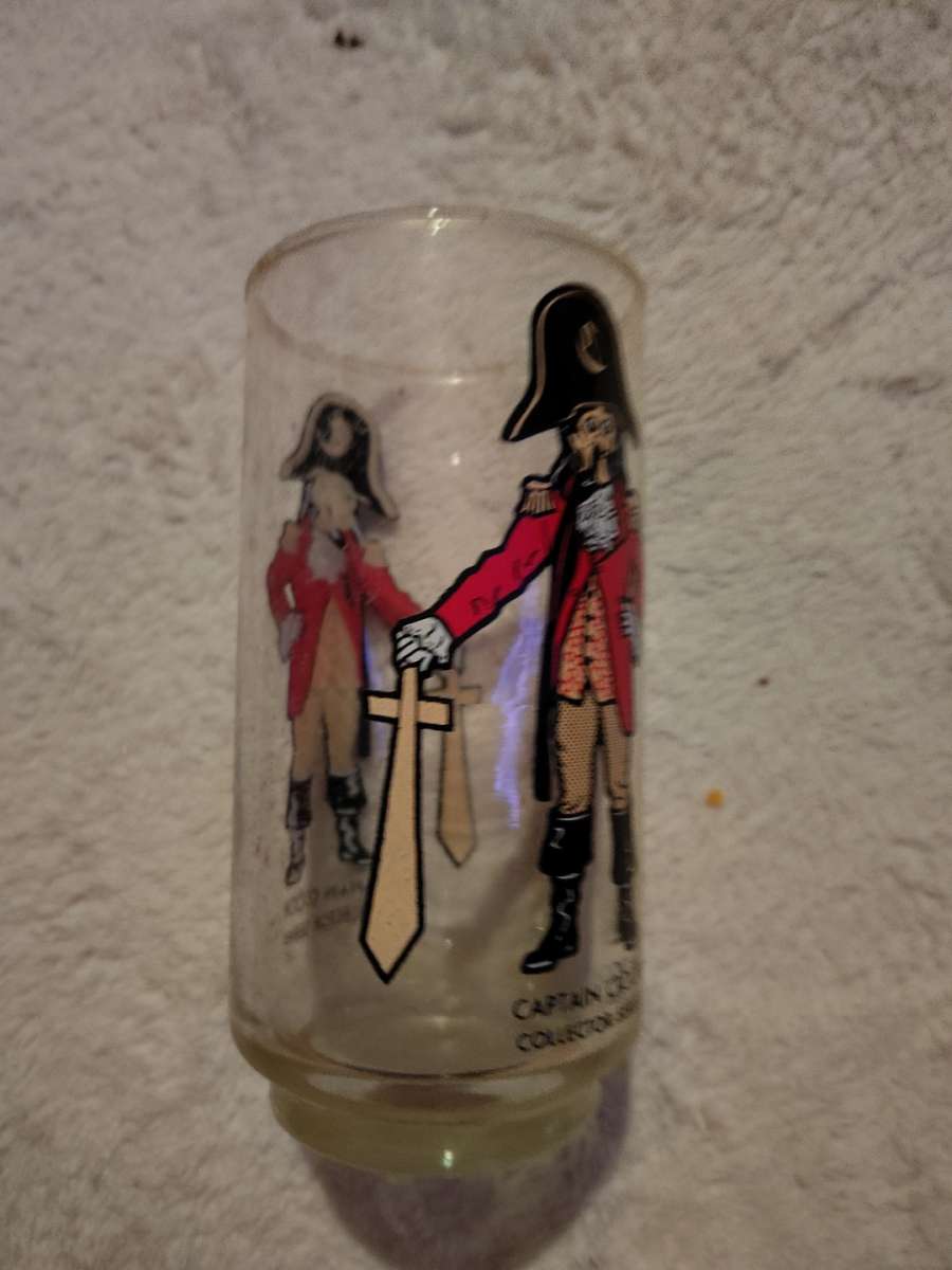 Captain crook glass vintage