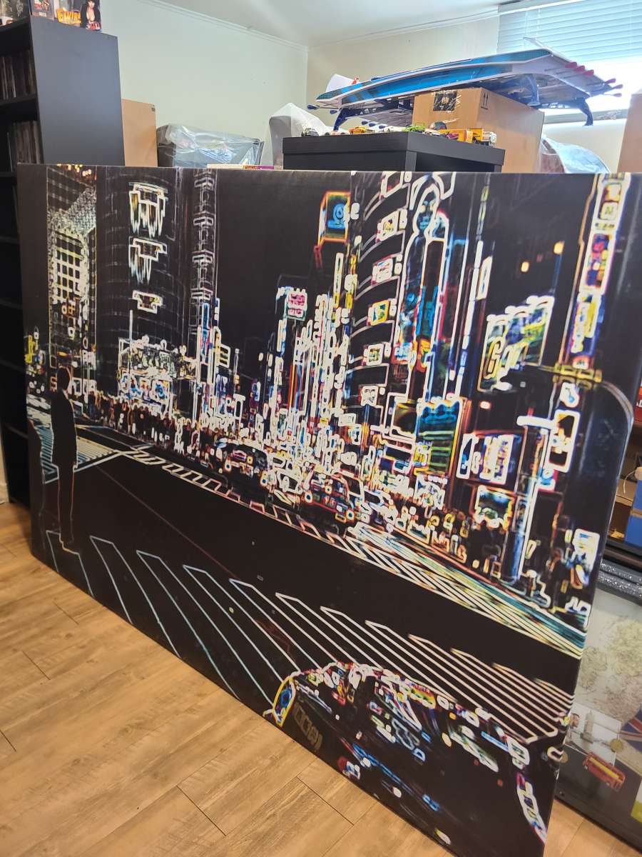 Very Large 56x79 Retro Canvas Art