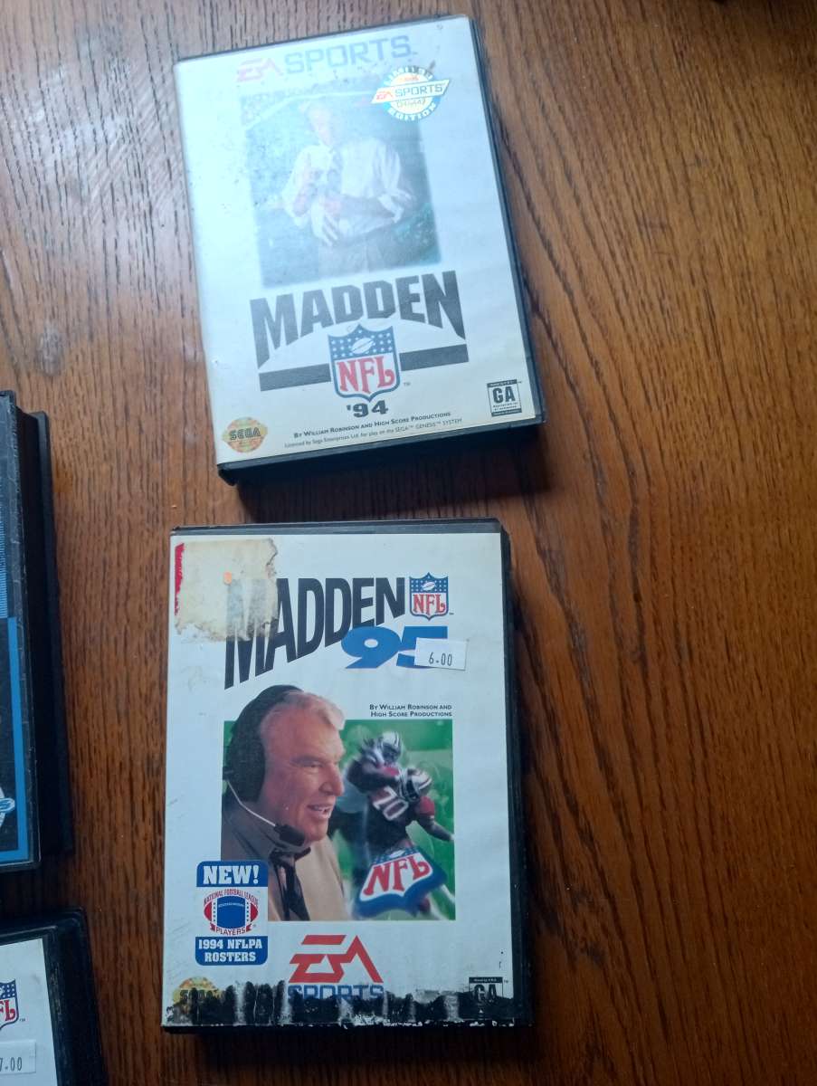 Original Sega Genesis games complete in box