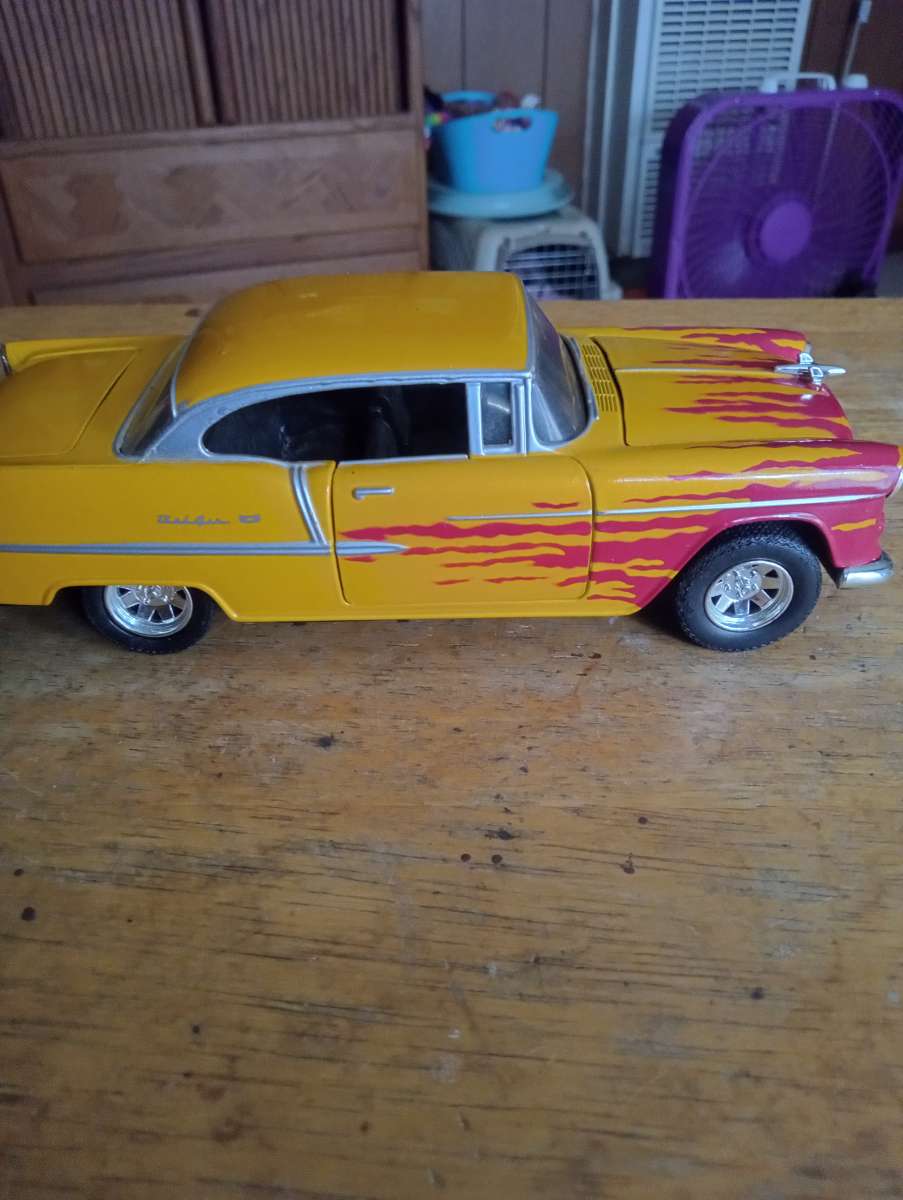50 GMC Panel Truck and 55 Chevy Bel Air