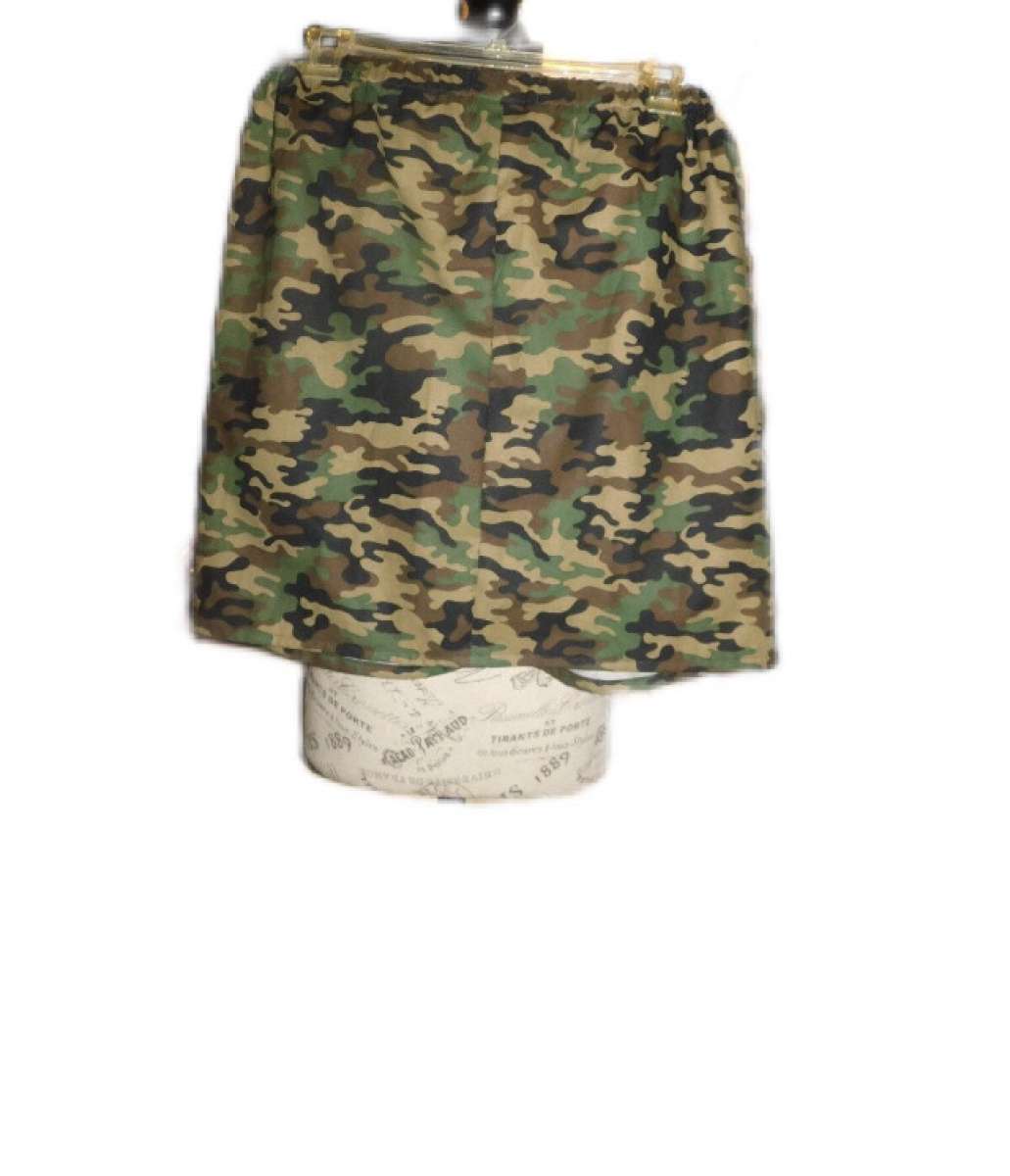 Green Camouflage Skirt