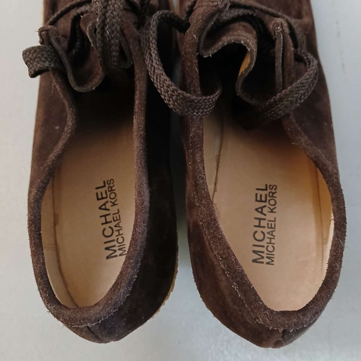 Michael Kors Wedge LaceUp Bootie Ankle Shoes Size 8