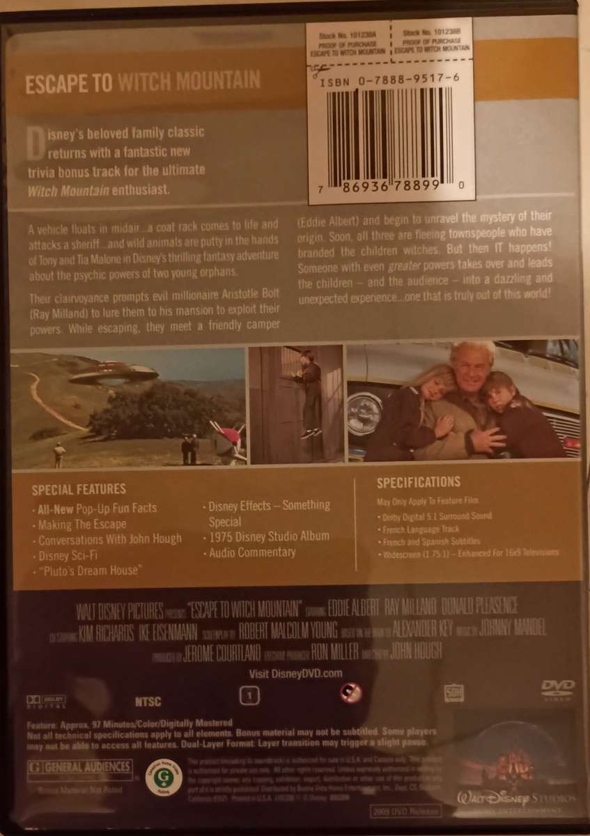 2 Walt Disney family DVD movies