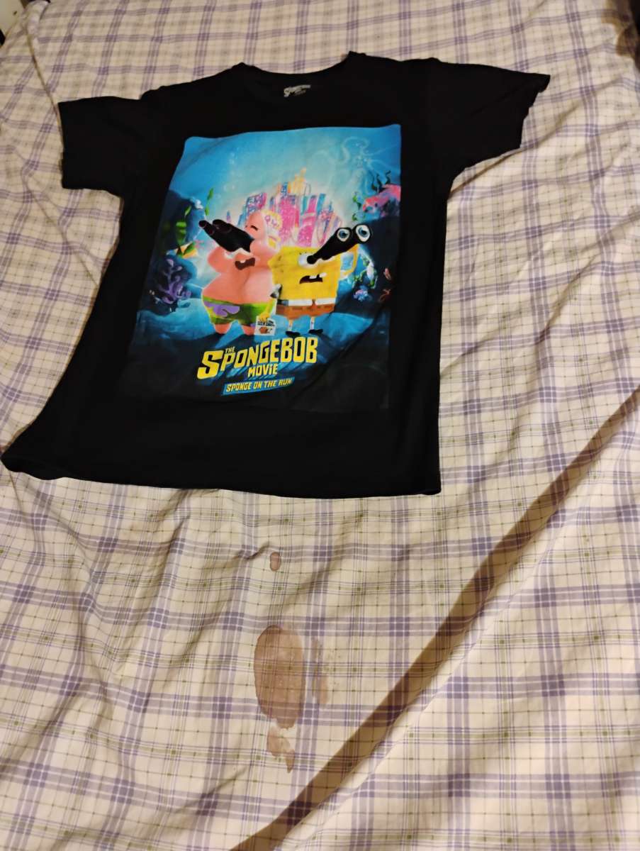 the shirt of the size 20S I am selling shirt of SpongeBob