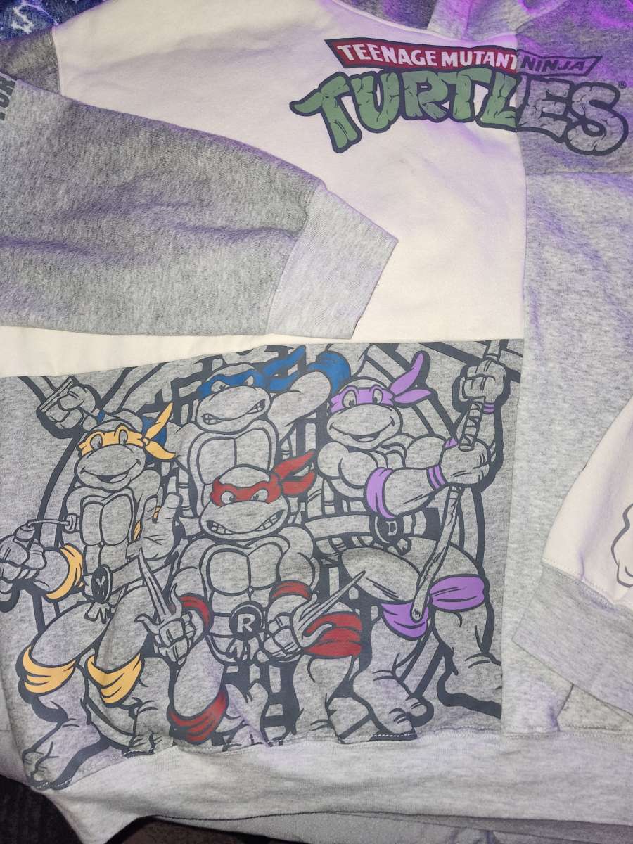 2XL TEENAGE MUTANT NINJA TURTLES PULLOVER HOODIE