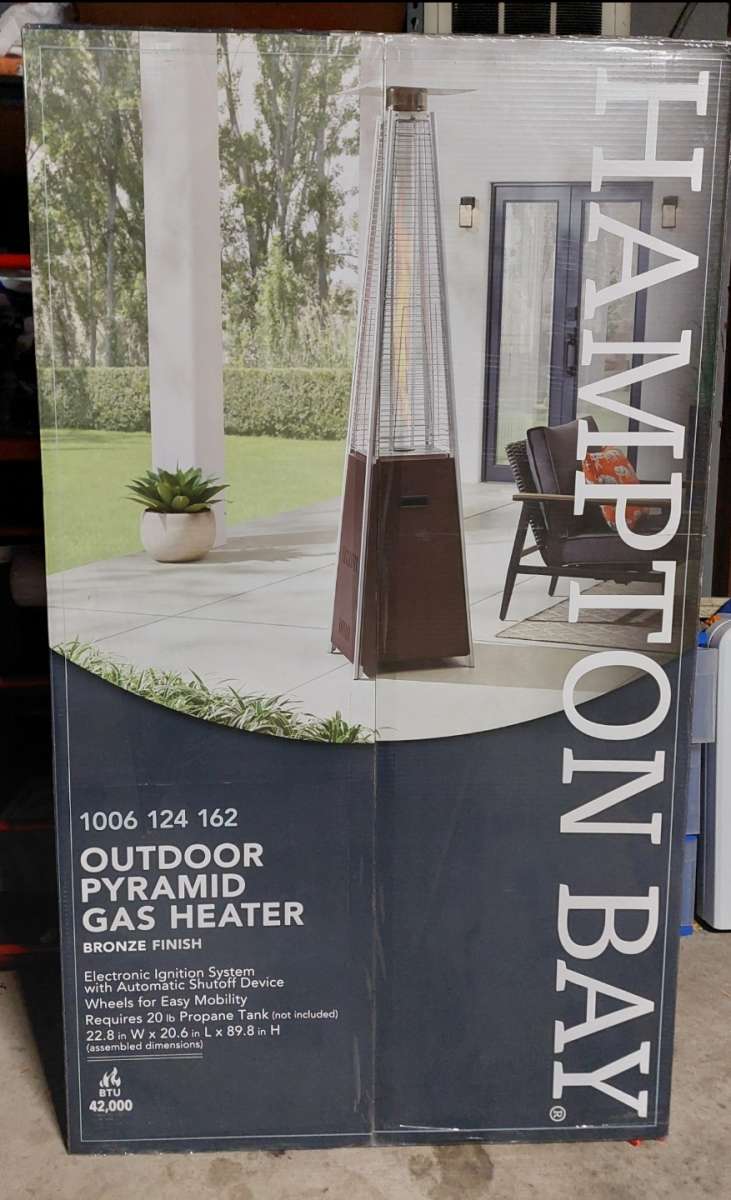 Hampton Bay outdoor pyramid gas heater