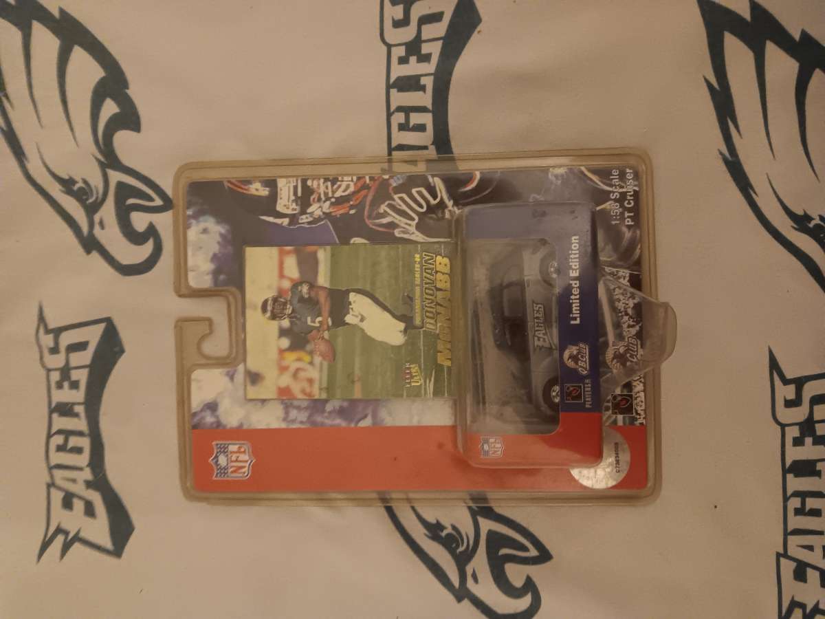 nfl Philadelphia eagles limited edition set mcnabb and car